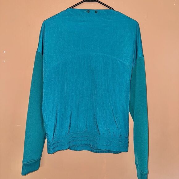 Reebok x Cardi B Pullover Windbreaker Turquoise Blue - M - Picture 7 of 7